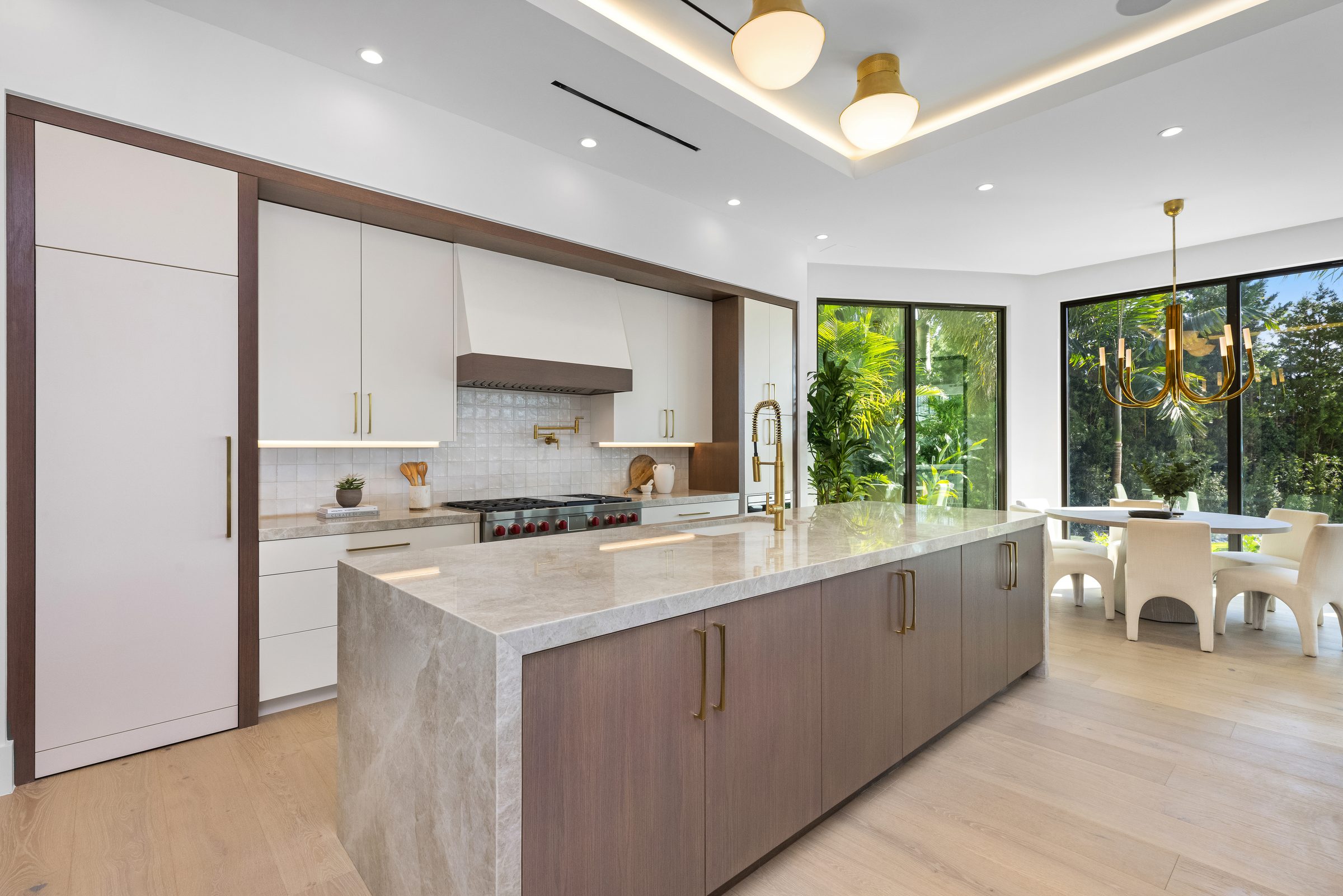 Custom kitchen in Delray Beach — built by Varga Homes
