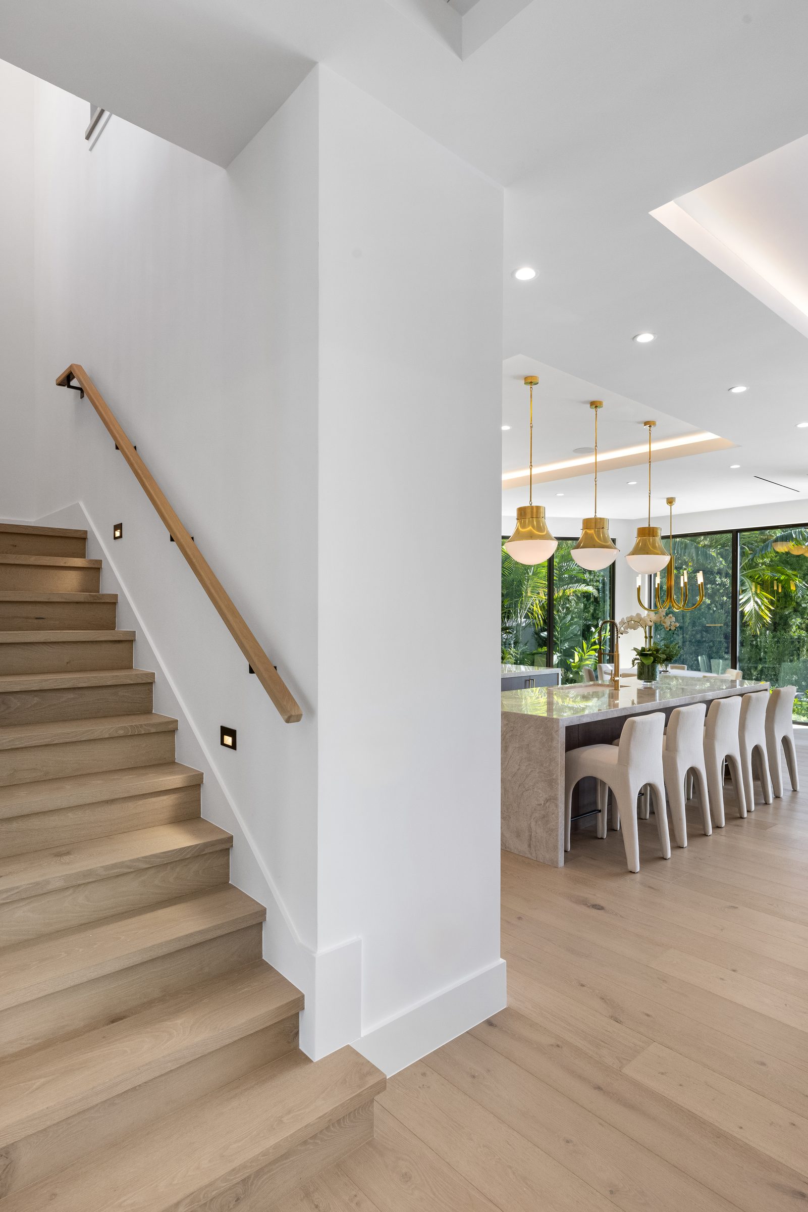 Staircase in Delray Beach — built by Varga Homes