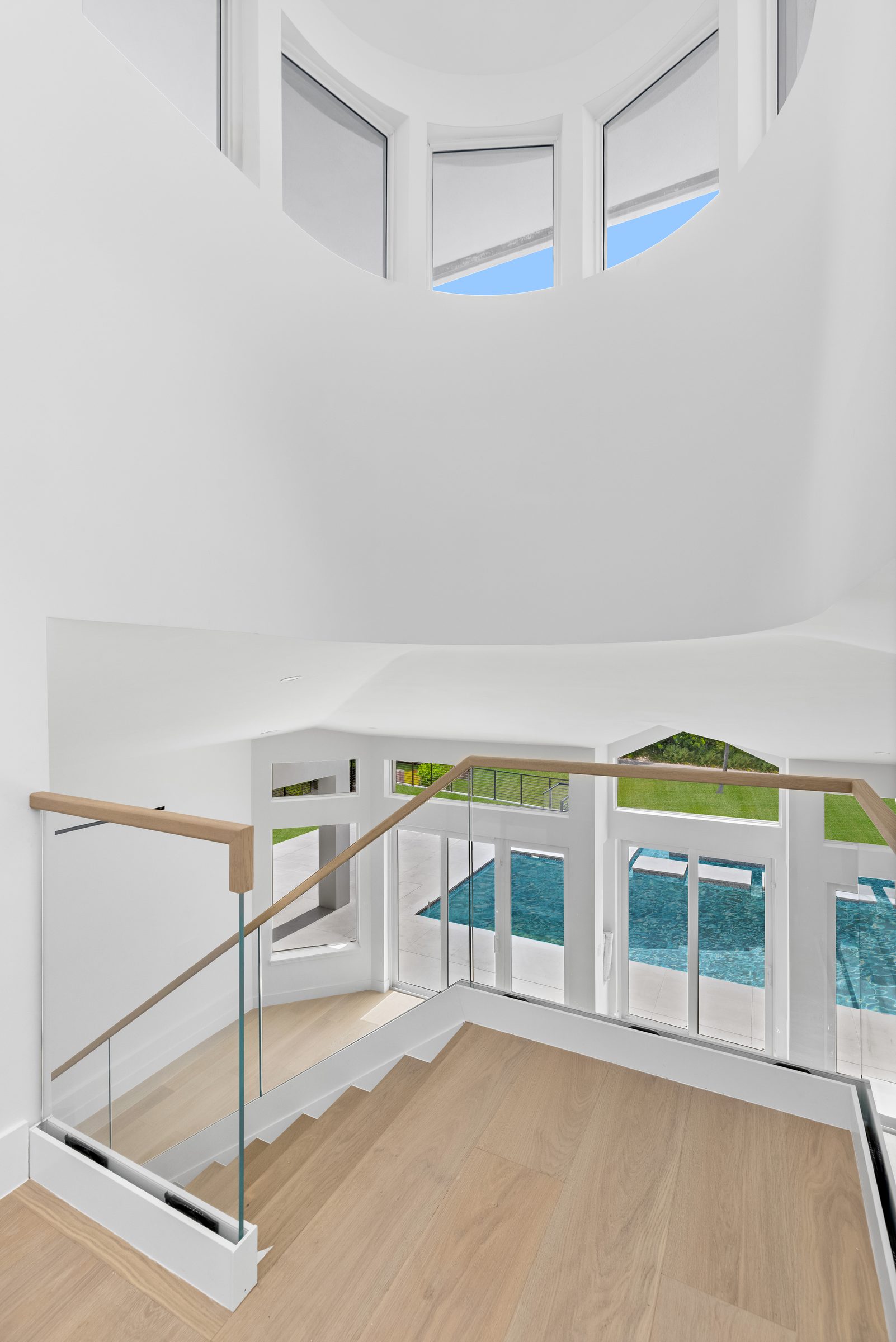 Staircase in Ocean Ridge — built by Varga Homes