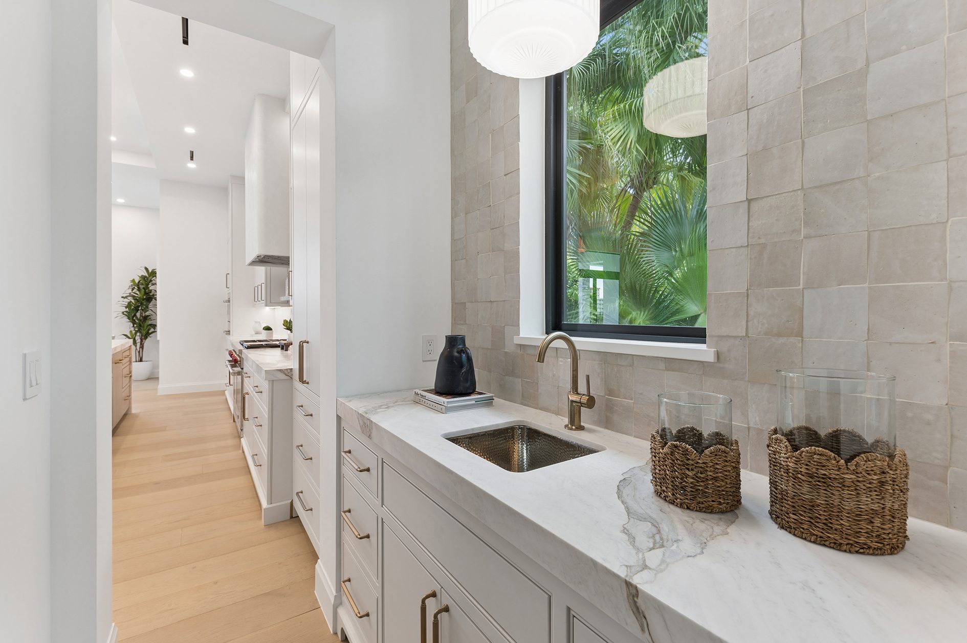 Prep kitchen on Hypoluxo Island, Lantana — built by Varga Homes