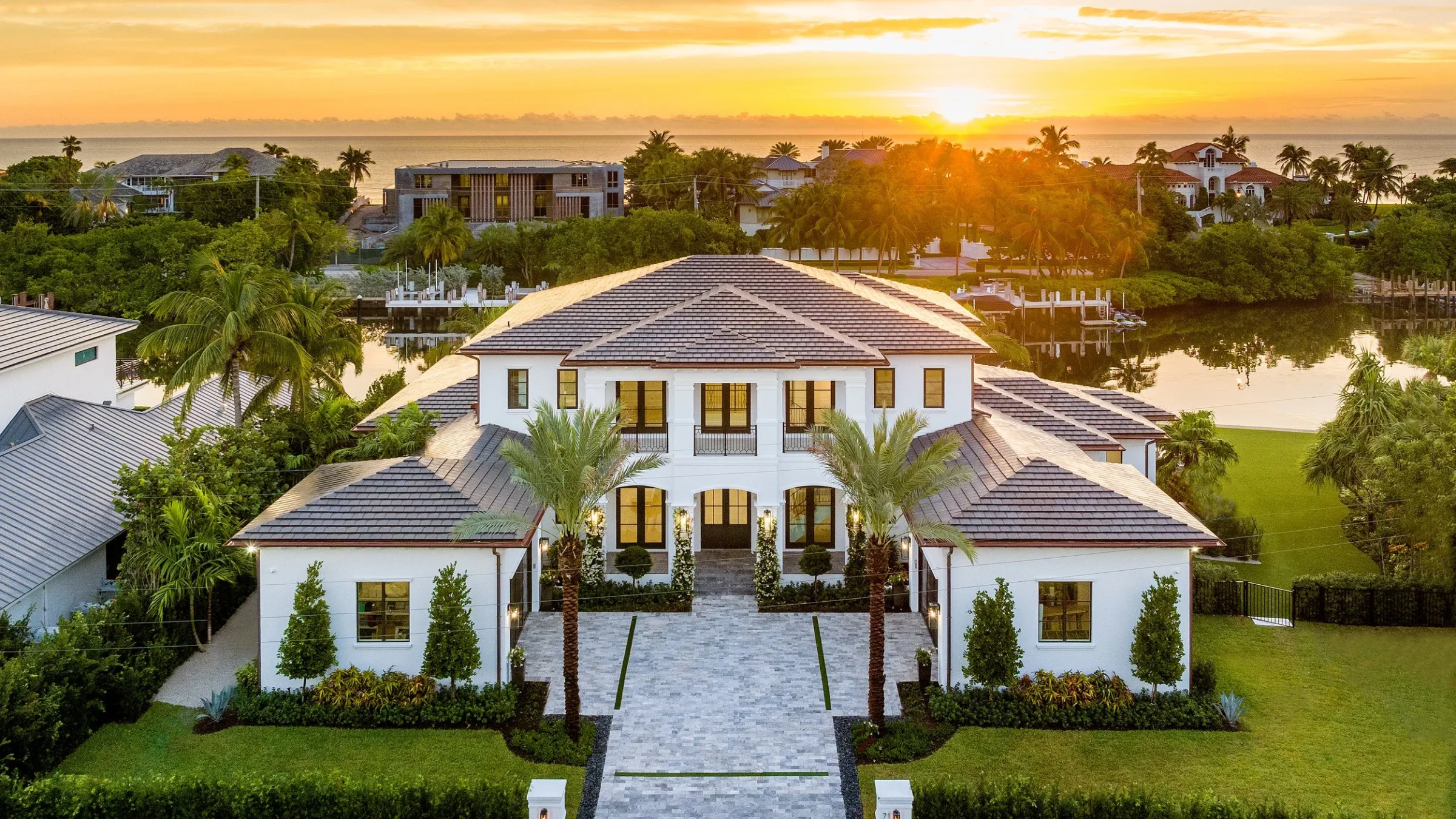 Varga Homes custom home on the Palm Beach coast