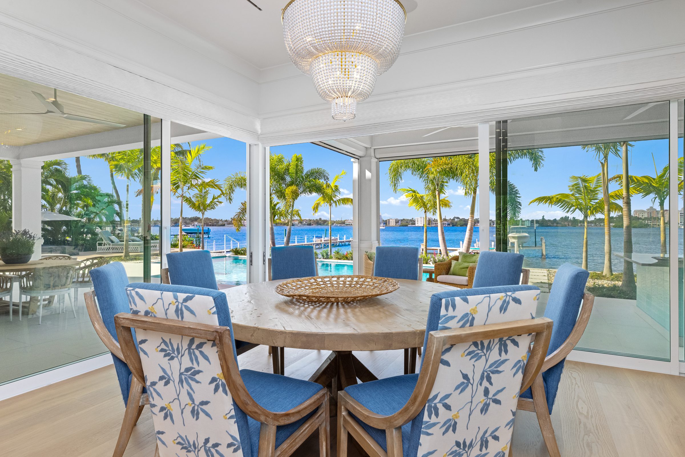 Dining room in Lantana — built by Varga Homes