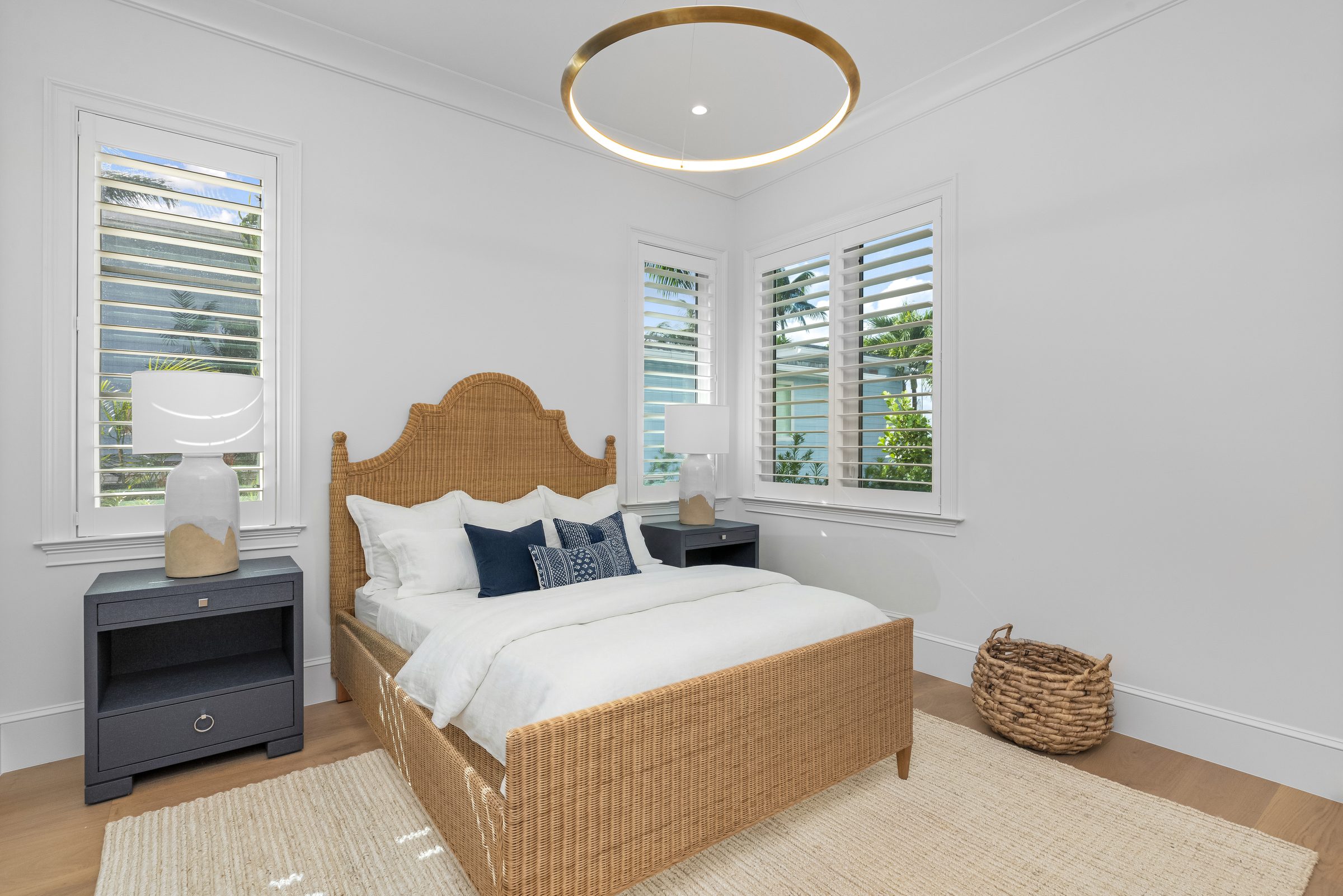 Guest bedroom in Lantana — built by Varga Homes