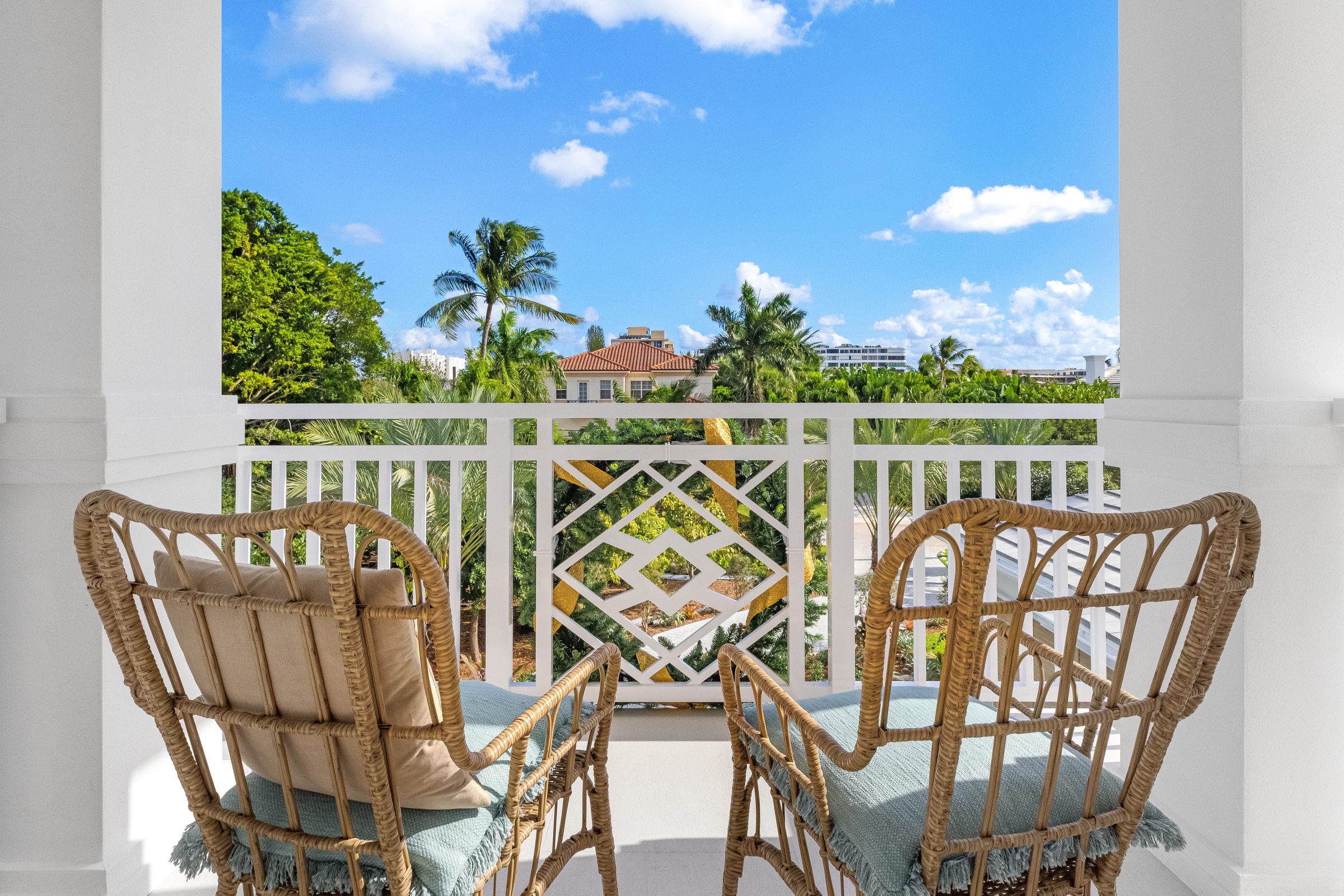 Upper terrace in Lantana — built by Varga Homes